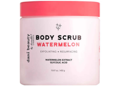 Dani Beauty Body Scrub, Watermelon, 15.87 oz/450 g