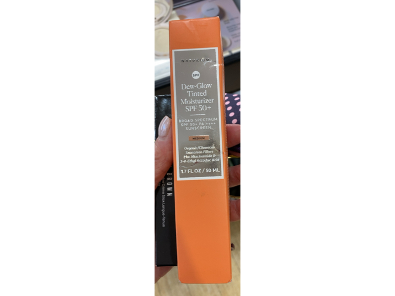 Naturium Dew-Glow Tinted Moisturizer Sunscreen, SPF 50+, Medium, 1.7 fl oz/50 mL