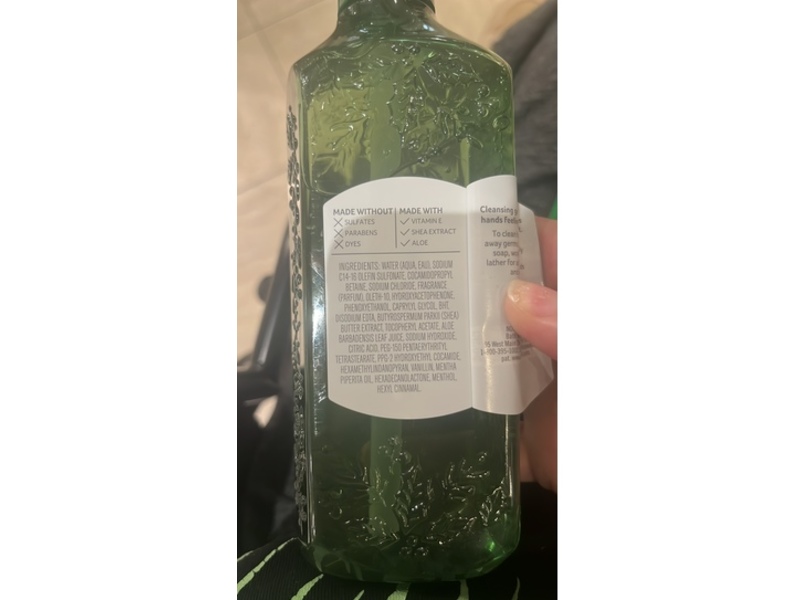 Bath & Body Works Cleansing Gel Hand Soap, Vanilla Buttermint, 8 fl oz/236 mL