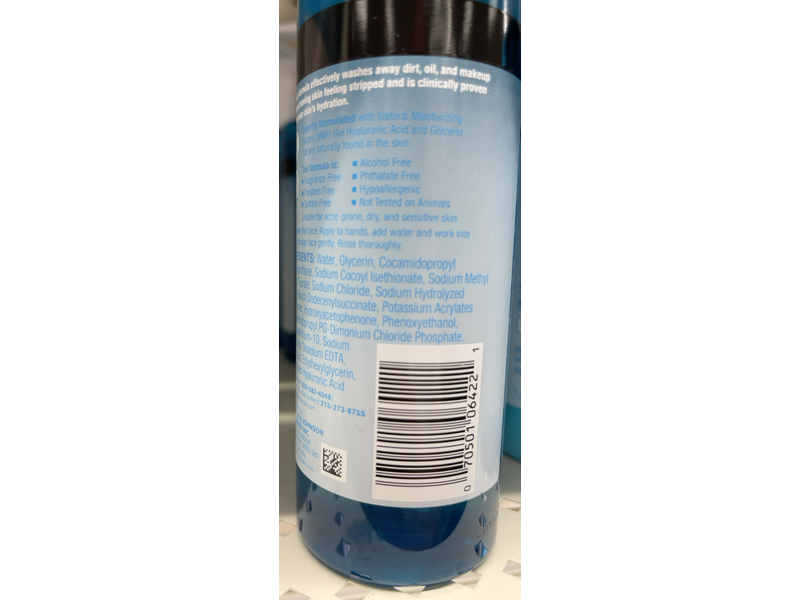 Neutrogena Hydro Boost Hydrating Gel Cleanser, 7.8 fl oz/230 mL