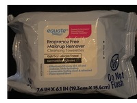 Equate Makeup Remover Cleansing Towelettes, Fragrance Free, 40 Count. - thumbnail 2