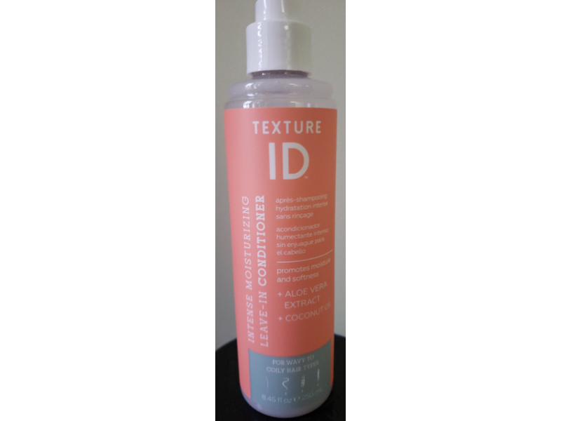 Texture ID Intense Moisturizing Leave-In Conditioner, Aloe Vera Extract + Coconut Oil, 8.45 fl oz/250 mL