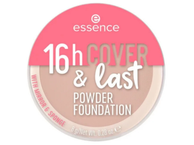 Essence 16Hrs Cover & Last Powder Foundation, 09 Soft Tan, 0.28 oz/8 g