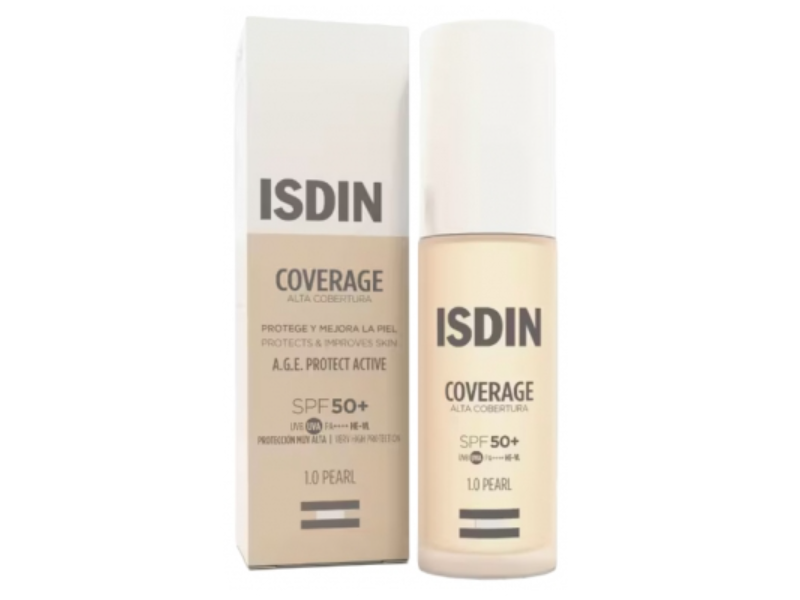 Isdin Coverage, SPF50+ PA++++, 1.0 Pearl, 30 g