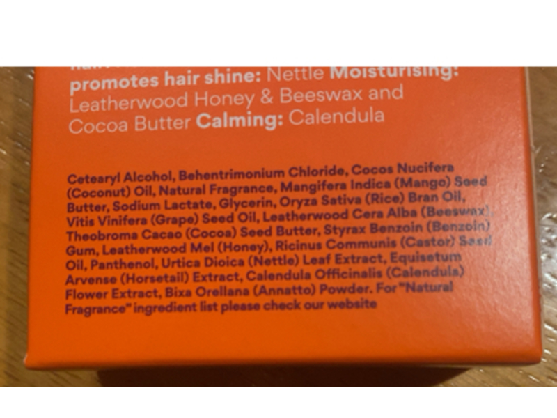 Beauty And The Bees Solid Conditioner Bar, Honeycomb, 1.7 oz/50 g