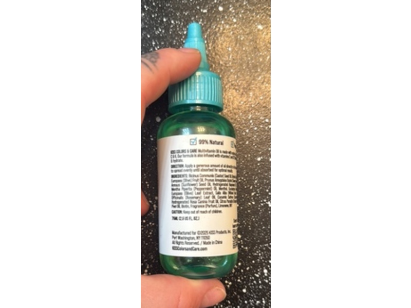 Kiss Colors & Care Peppermint Multivitamin Oil, 1 fl oz/30 mL