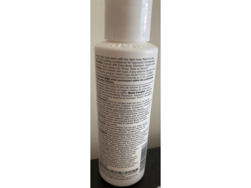 Paul Mitchell Extra-Body Conditioner, Detangles + Volumizes, 3.4 fl oz/100 mL