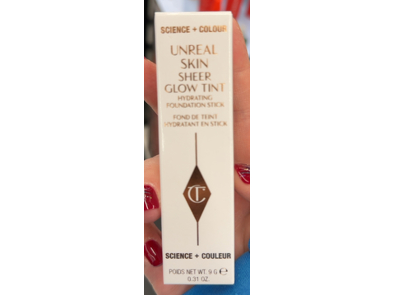 Charlotte Tilbury Unreal Skin Sheer Glow Tint, 12.5 Tan, 0.31 oz/9 g