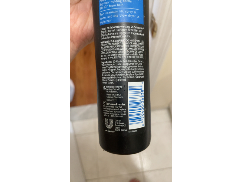 Suave Professionals Shaping & Finishing Spray, 8.5 fl oz/251 mL