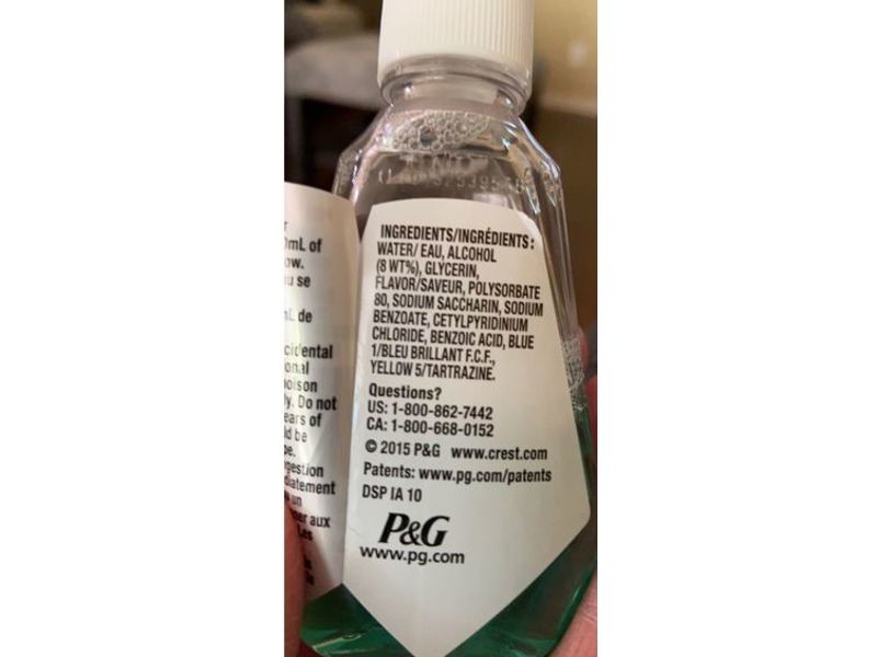 Crest Scope Mouthwash, 1.2 fl oz/36 mL, Pack Of 25