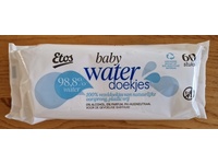 Etos Baby Water Wipes, 60 Count - Image 3