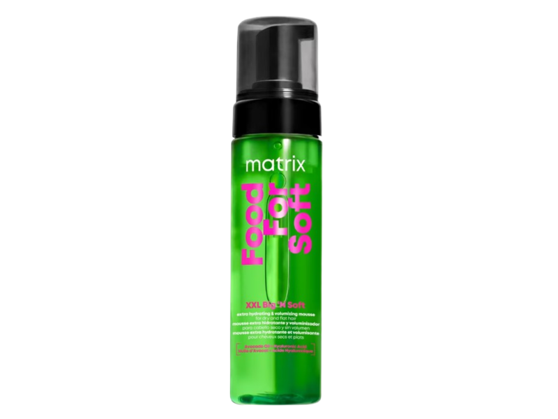 Matrix Food For Soft Extra Hydrating & Volumizing Mousse, XXL Big 'N Soft, 7.1 fl oz/210 mL