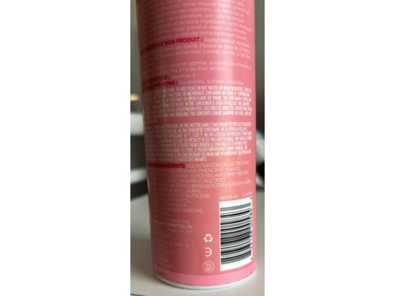 Cake Beauty The Big Wing Volumizing Mousee, 8.4 oz/250 g
