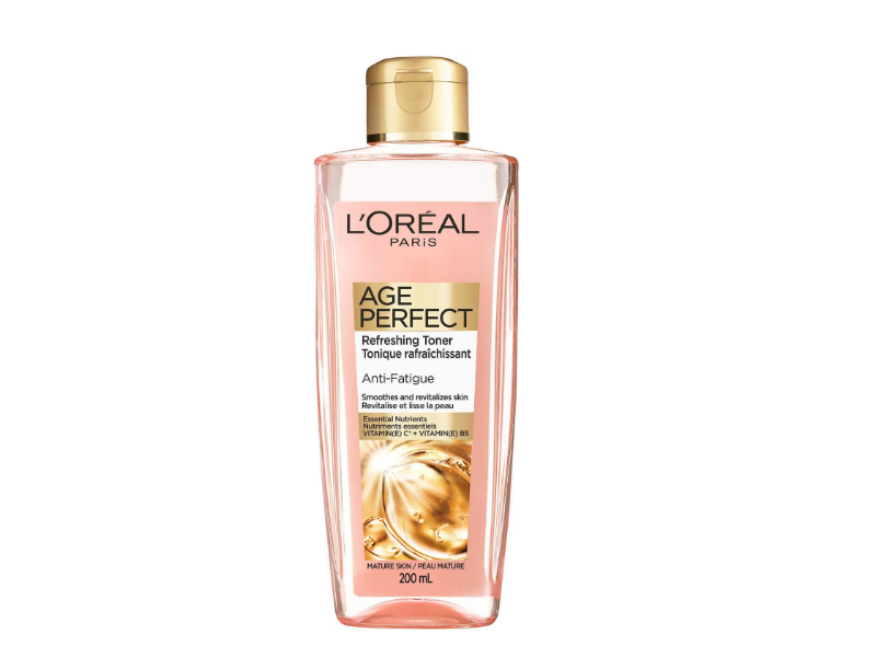 L'Oreal Paris Age Perfect Refreshing Toner, Vitamin (E) C+Vitamin (E) B5, 200 mL