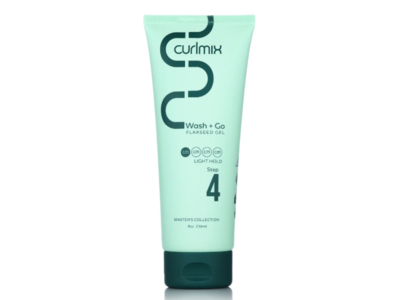 CurlMix Wash + Go Flaxseed Gel, Light Hold, 8 oz/236 mL