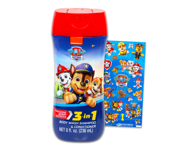 Paw Patrol Kids 3 In 1 Shampoo, Conditioner & Body Wash, 8 fl oz/236 mL