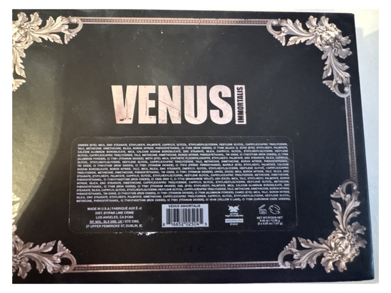 Lime Crime Eyeshadow Palettes, Venus Immortalis, 0.48 oz/12.88 g