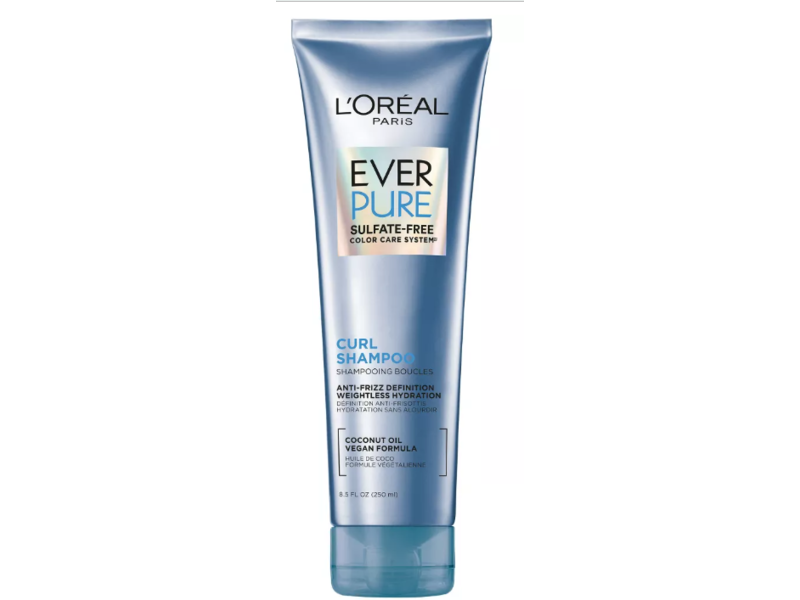 L'Oreal Paris Ever Curl Shampoo, Coconut Oil, 8.5 fl oz/250 mL