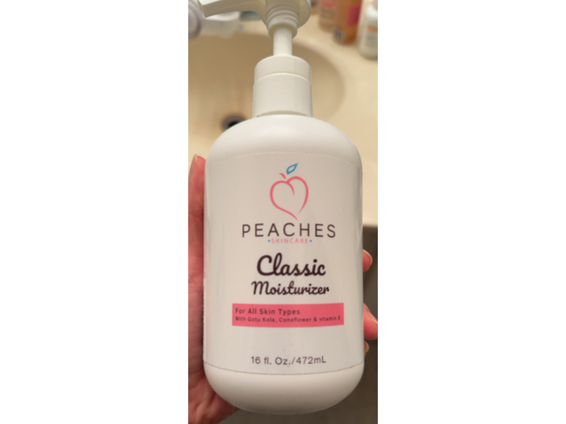 Peaches Skin Care Classic Moisturizer, 16 fl oz/472 mL