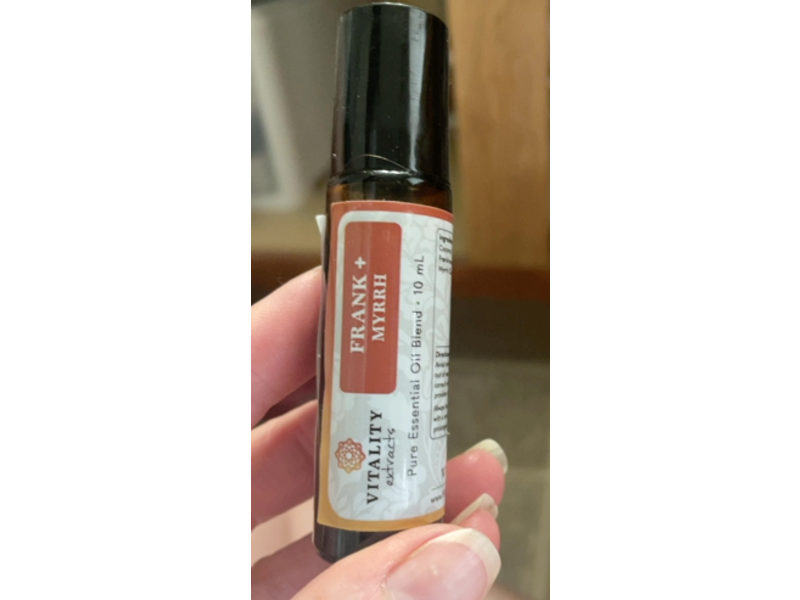 Vitality Extracts Pure Essential Oil Blend, Frank+Myrrh, 10 mL