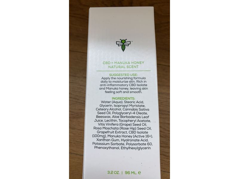 Cannuka CBD Nourishing Body Cream, 32 oz/96 mL