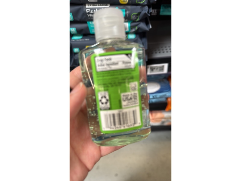 Equate Advanced Hand Sanitizer, Aloe, 3 fl oz/89 mL