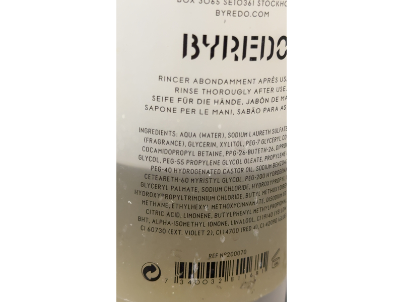 Byredo Vetyver Hand Wash, 15.2 fl oz/450 mL