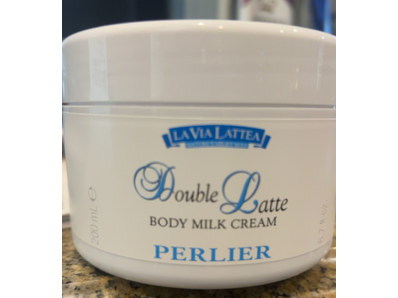 Perlier Double Latte Body MIlk Cream, 6.7 fl oz/200 mL