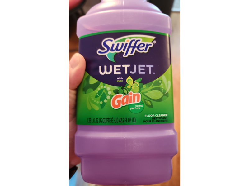 Swiffer Wet Jet Floor Cleaner, Gain Scent, 42.2 fl oz/1.25 L