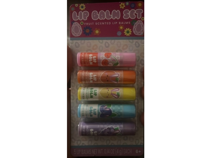Celebrate Lip Balm Set, 0.14 oz/4 g, 5 Count