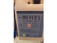 Mrs Meyer's Clean Day Dish Soap Refill, Rain Water, 48 fl oz/1.42 L - thumbnail 2