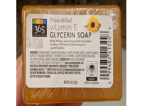 365 Everyday Value Triple Milled Glycerin Soap, Vitamin E, 4 oz/113 g - Image 3