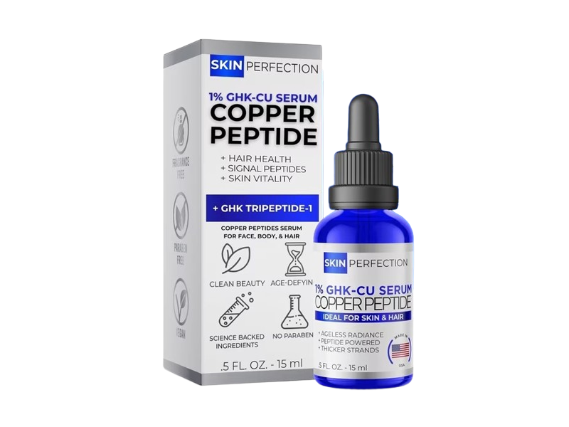 Skin Perfection 1% GHK-CU Serum, Copper Peptide, 0.5 fl oz/15 mL