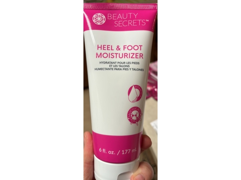 Beauty Secrets Heel & Foot Moisturizer, 6 fl oz/177 mL