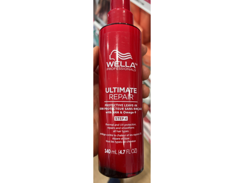 Wella Professionals Ultimate Repair Protective Leave-In, AHA & Omega-9, 4.7 fl oz/140 mL