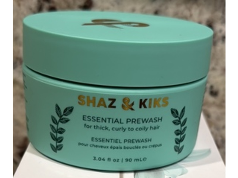 Shaz & Kiks Essential Prewash, Thick Curly Or Coily Hair, 3.04 fl oz/90 mL