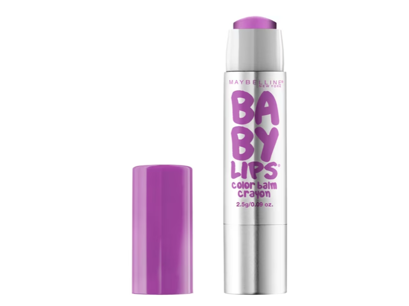 Maybelline New York Baby Lips Color Balm Crayon, 40 Playful Purple, 0.09 oz/2.5 g