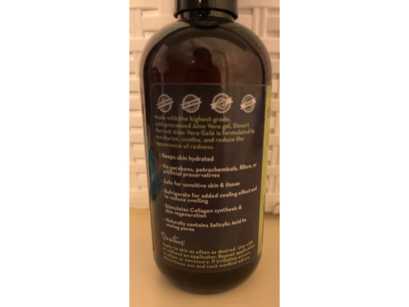 Desert Harvest Concentrated Aloe Vera Gele, 8 fl oz/237 mL
