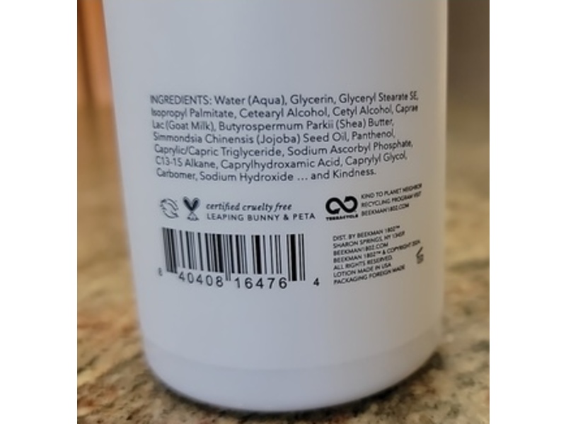 Beekman 1802 Goatmilk Hand & Body Lotion, 12.5 fl oz/370 mL