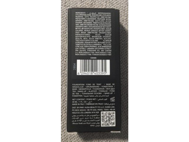 Huda Beauty Easy Blur AirBrush Foundation, Toasted Coconut 240N, 1 fl oz/30 mL