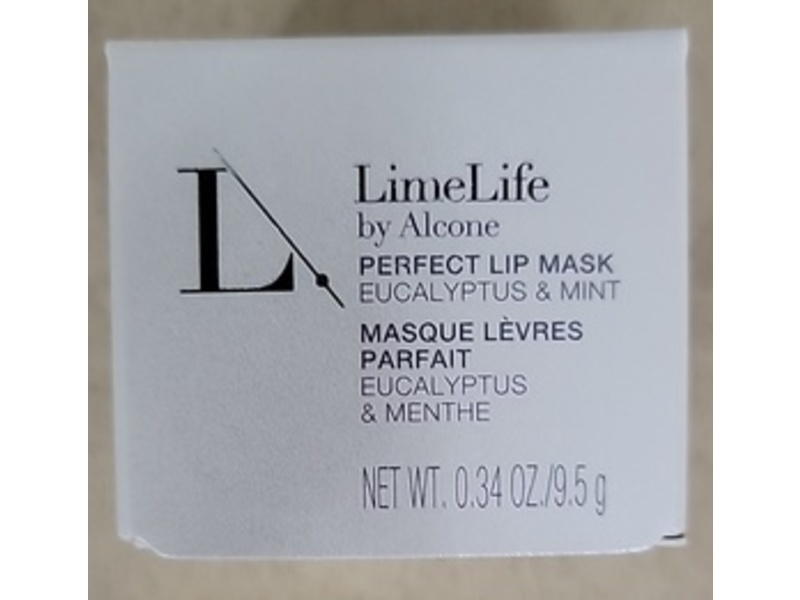 LimeLife by Alcone Perfect Lip Mask, Eucalyptus & Mint, 0.34 oz/9.5 g