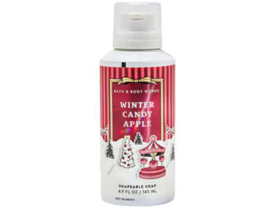Bath & Body Works Shapeable Soap, Winter Candy Apple, 4.9 fl oz/145 mL