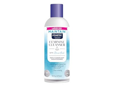 Monistat Maintain Feminine Cleanser, Boric Acid, 16 fl oz/473 mL