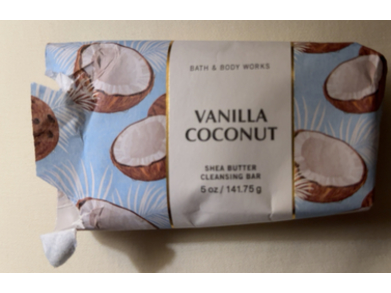 Bath & Body Works Shea Butter Cleansing Bar, Vanilla Coconut,5 oz/141.75 g