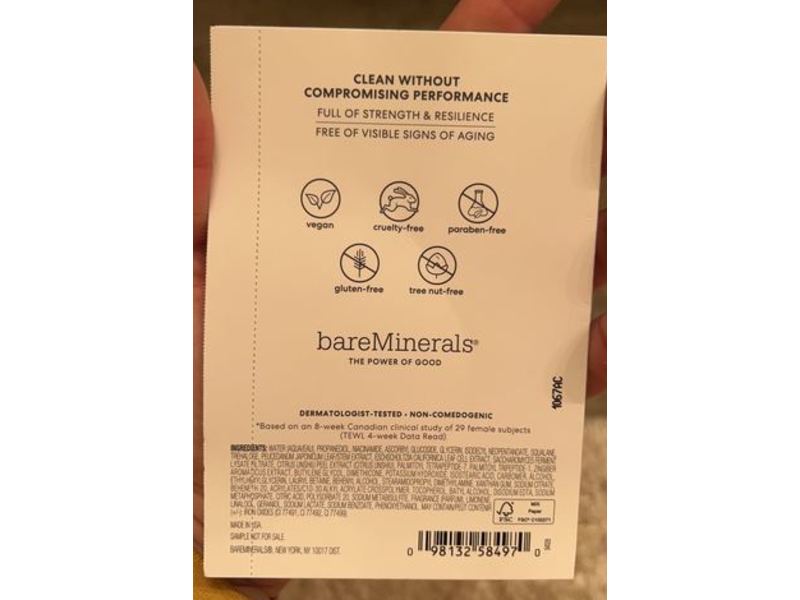 bareMinerals Skinlongevity Long Life Herb Serum, 0.03 fl oz/1 ml