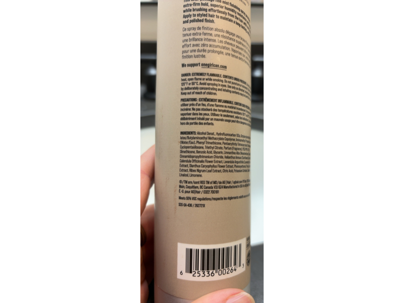 Ag Care Ultradynamics Extra Firm Finishing Spray, 10 oz/284 g