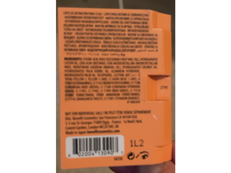 Benefit Precisely My Brow Pencil, 4 Warm Deep Brown, 0.0003 oz/0.01 g