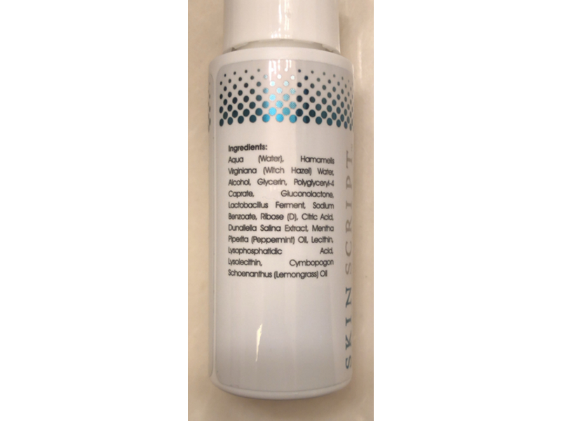 Skin Script Mint Refining Toner, Lemon Grass, 2 oz/60 mL