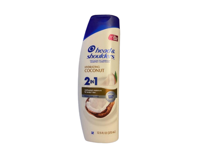 Head & Shoulders 2 In 1 Shampoo+Conditioner, Hydrating Coconut, 12.5 fl oz/370 mL