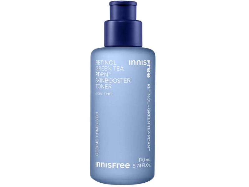 Innisfree Retinol Green Tea PDRN Skin Booster Toner, 5.74 fl oz/170 mL